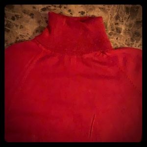 Soft Red Turtleneck